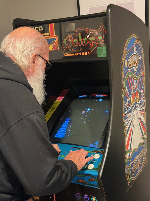 Checkin out the new Galaga arcade
