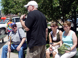 Teresa Reynolds - Sitting outside Principal Park