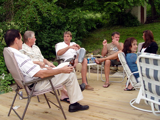Hanging out on the porch