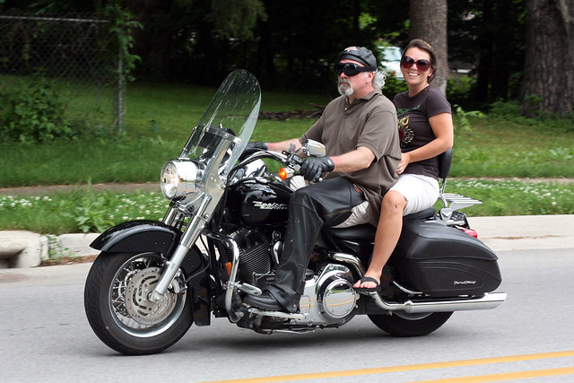 Kari and Jeff on the bike