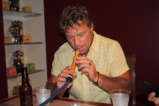 Dad Smoking a Hookah