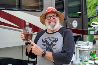 Pullin out the whiskey