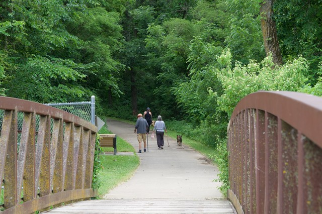 Walkin around pine lake
