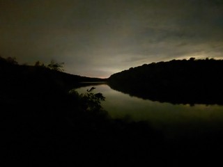 Walked over to check out the lake before bed