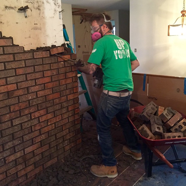 Removin these bricks