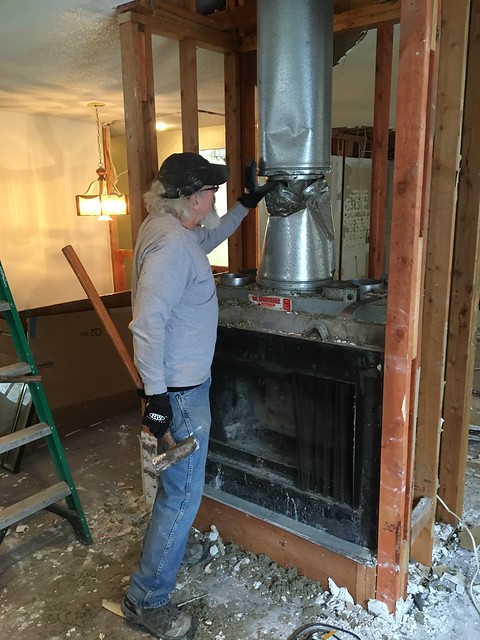 Hittin it with a hammer