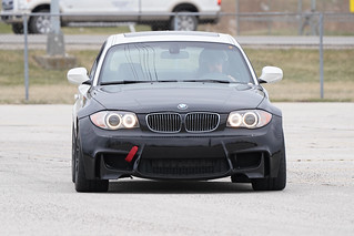 It was Lukas' first time autocrossing as well