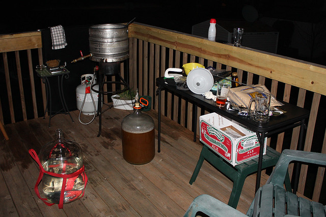 Brewing outside is awesome