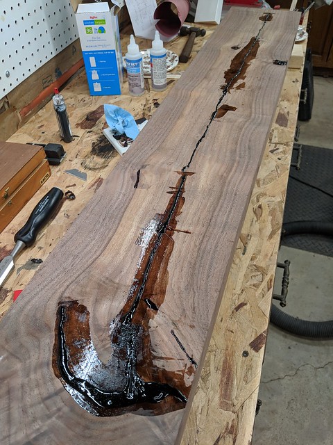 Filling these big cracks really felt like I was ruining everything