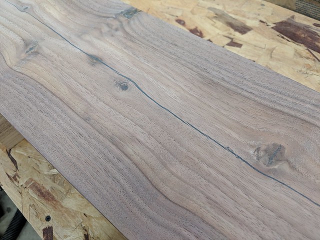 The top cracks and knots all cleaned up