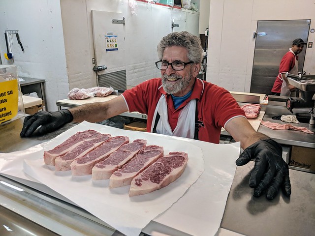 This dude cut us some very good steaks