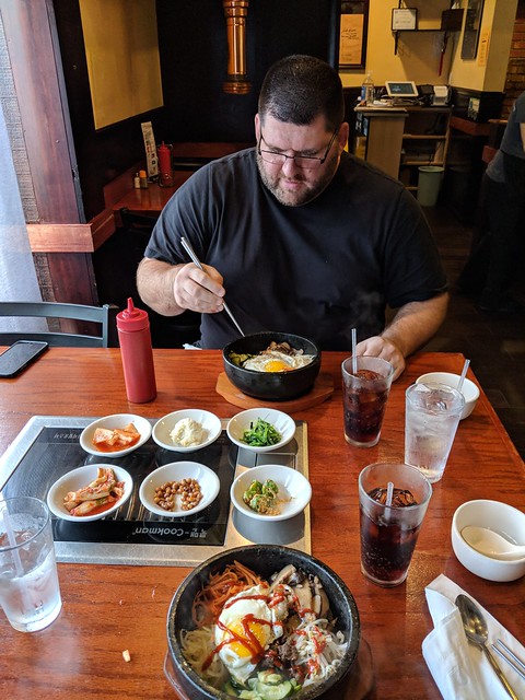 Kevi's first bibimbap