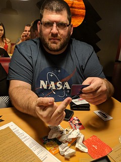 I encouraged Kevi to clean out his wallet. He was not stoked about it