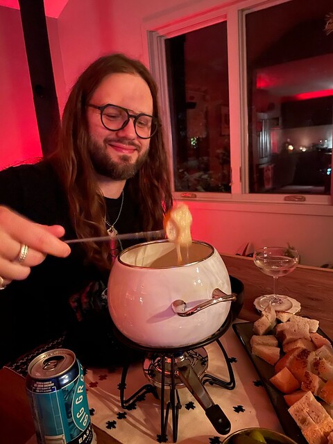 Sourdough and Swiss. Oh yes.