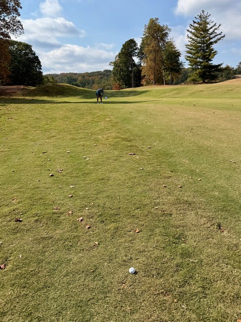 We weren't playing in the tournament, but I out drove the longest drive by 20+ yards