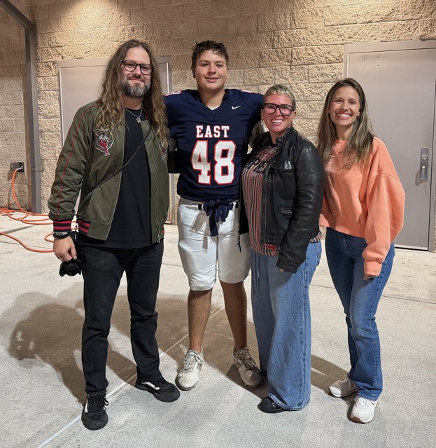 Hangin with my oldest nephew