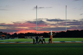Sunset - Ready for some football