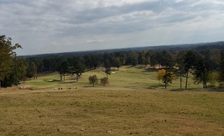 Travel - Bout to play golf on this Georgia "goat field"