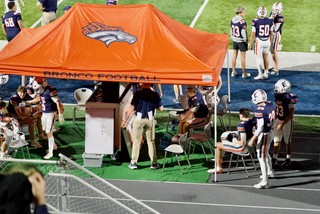 Travel - Reviewing the footage of his blocked field goal attempt