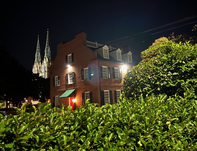 Landscape and old architecture