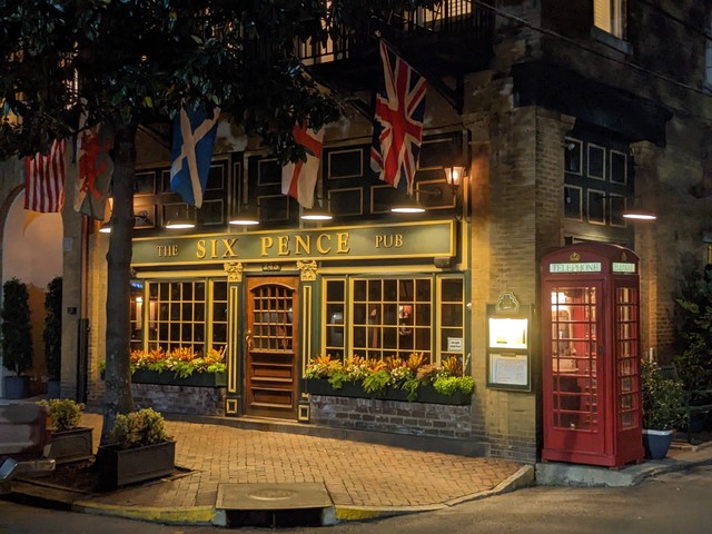 Six Pence Pub. We'll be back.