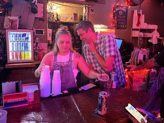 Trying to make friends everywhere we go