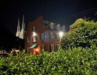 Landscape and old architecture