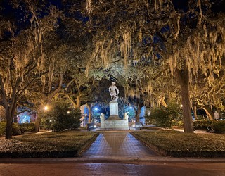 Moss adorned Chippewa Square