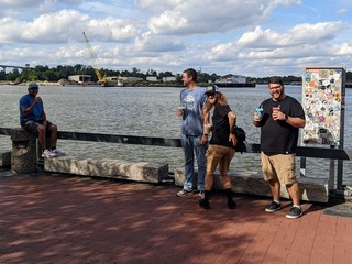 Havin a good time by this river