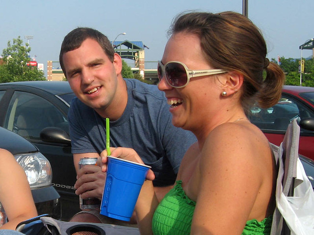 Tailgating at the iCubs game