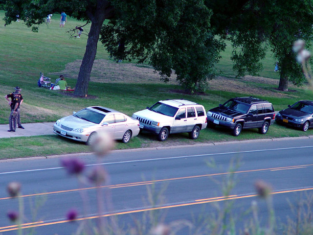 Hmm, I suppose we shuold write all these cars tickets