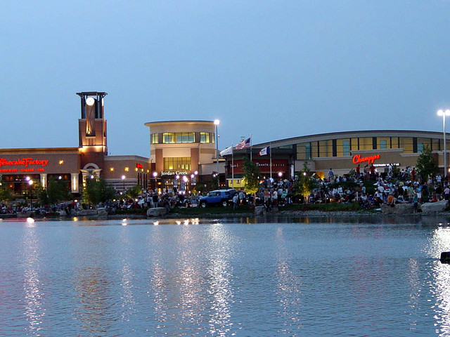 Jordan Creek just before sunset