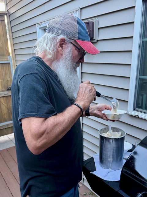 Homemade ice cream