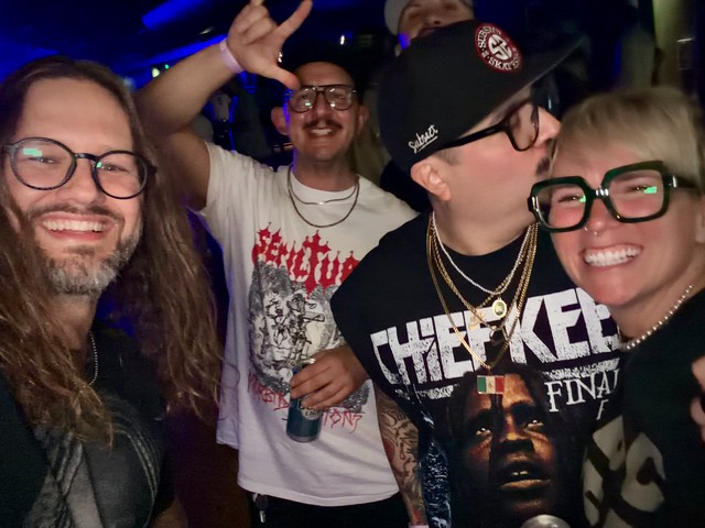 Runnin into friends