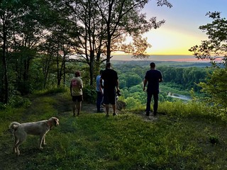 Sunset - Lookin out over the bluff