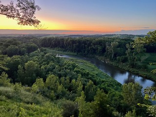 Sunset - The view from our campsite