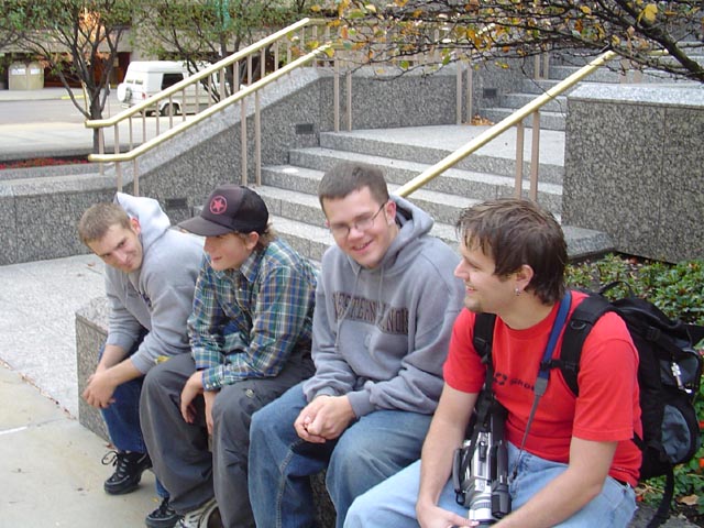 Aaron, Cullen, Zach, and I