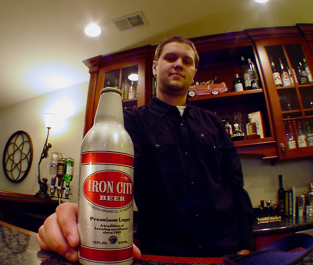 Iron City Beer: A decent lager - reminded me of MGD... but it's bottled in a metal bottle. Rating: 6.5