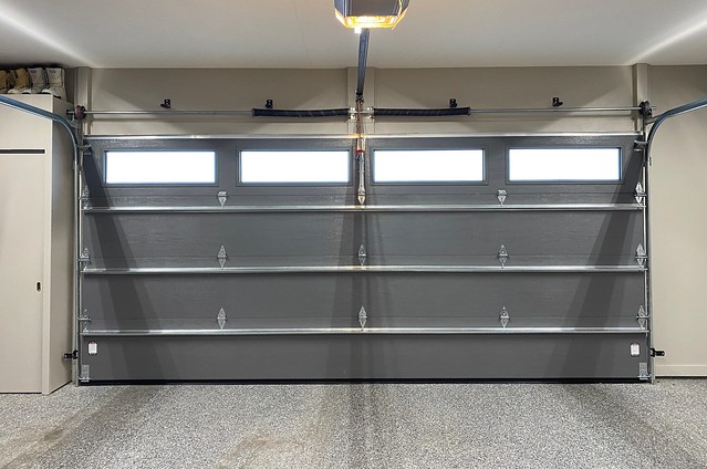 New garage door. More light!