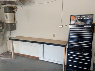 My mom's husband hooked me up with some extra bowling lane that he had laying around.