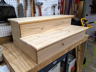 Built some new steps for the garage