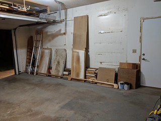 Cabinets dismantled.