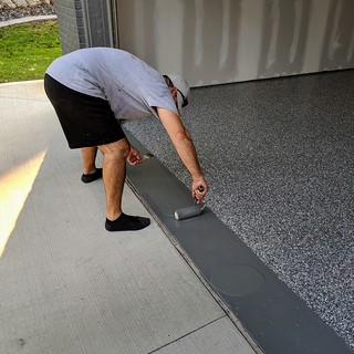 Finishing off the outside edge