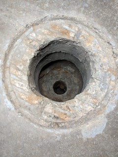 The floor drain was bone-dry and not draining at all when we moved in