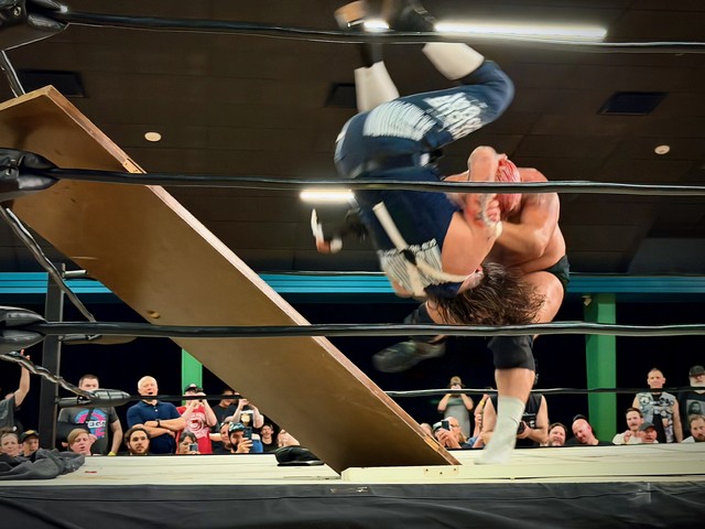 1 Called Manders slams Atticus Cogar through a door