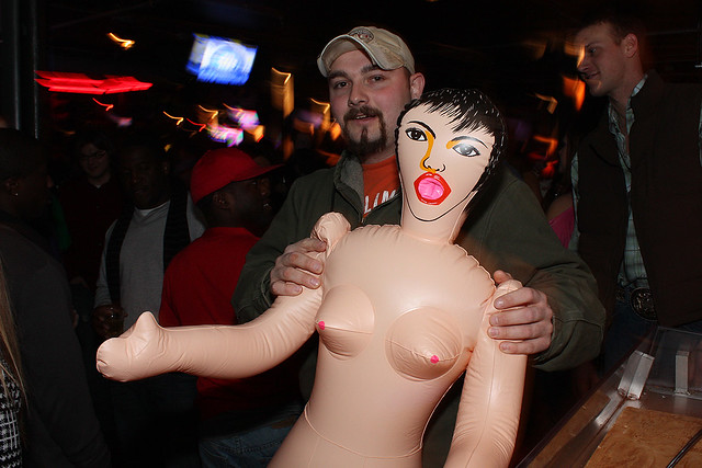 Some dude's hot date...