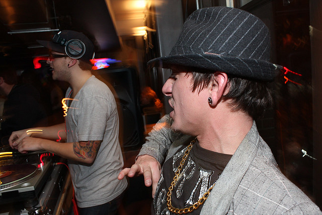 Germ... tweaking his own nipple