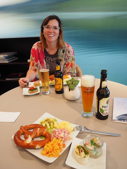 They treat you pretty well when you pick up your BMW in Germany