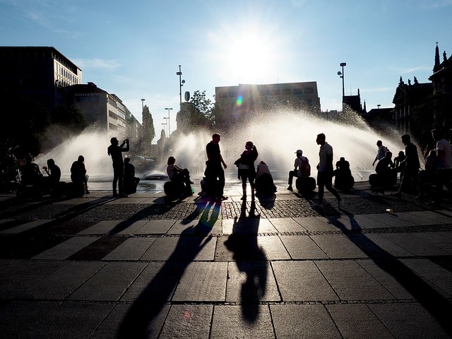 Walking back to the hotel