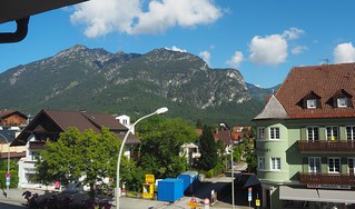 The view from our shower Friday morning after the clouds cleared